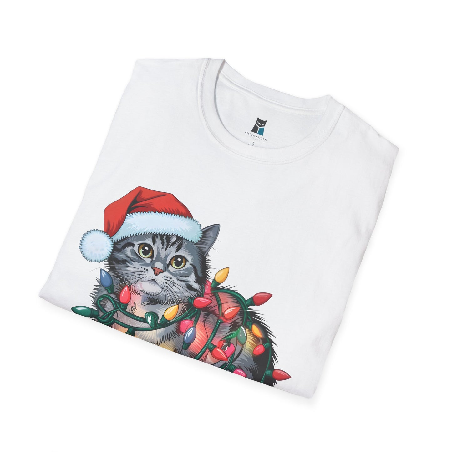 Festive Cat Christmas T-Shirt