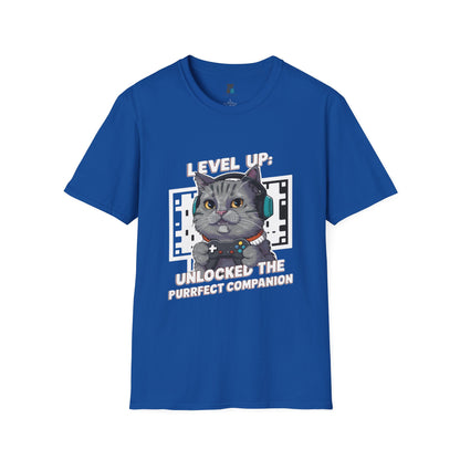 Level Up Gamer Cat T-Shirt