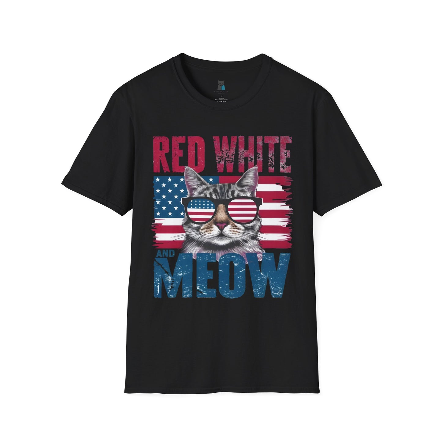 Red, White, and Meow: Show Your Patriotism T-Shirt