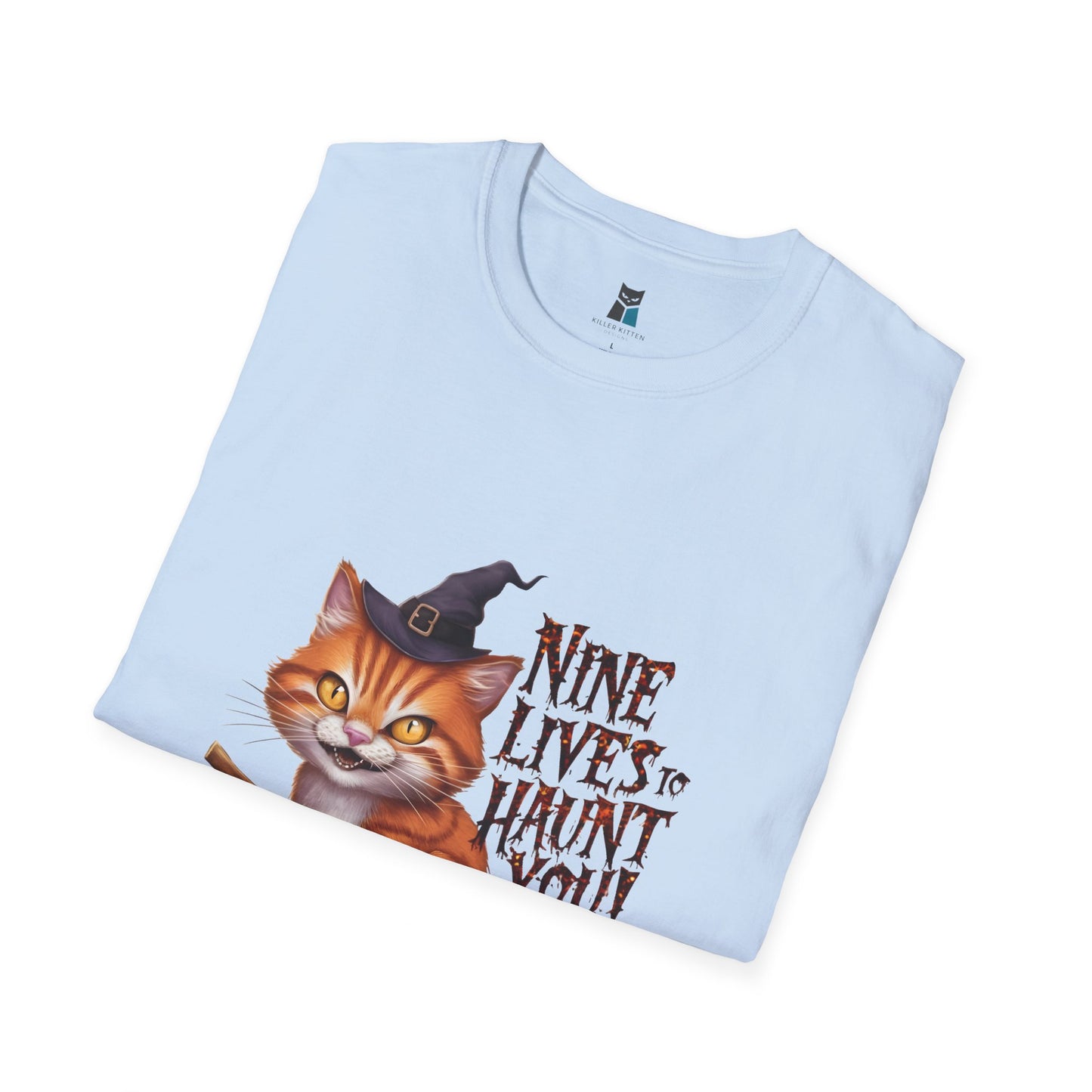 Spooky Cat Halloween T-Shirt