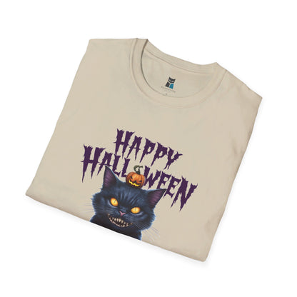 Spooky Cat Halloween T-Shirt