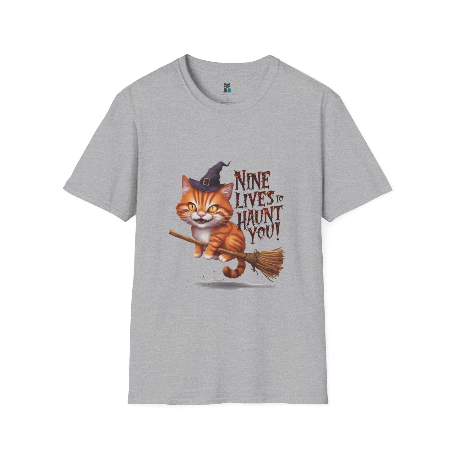 Spooky Cat Halloween T-Shirt