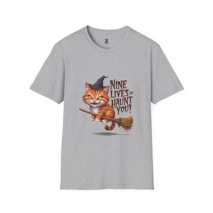 Spooky Cat Halloween T-Shirt