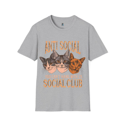 Anti-Social Cat T-Shirt