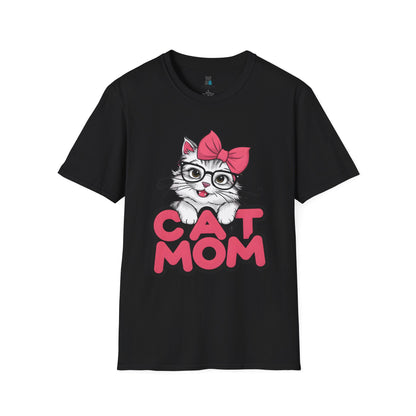 Adorable Cat Mom T-Shirt